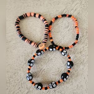 Halloween Themed Beaded Bracelets